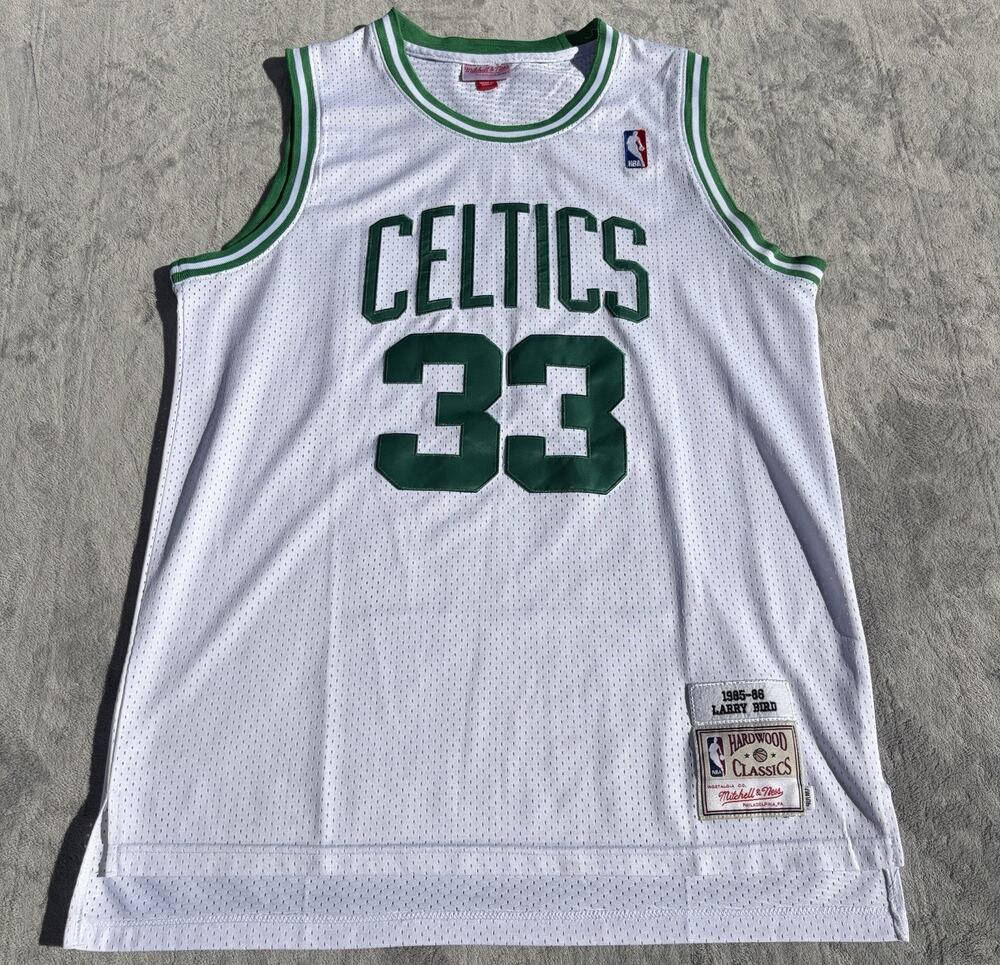 Larry Bird Mitchell & Ness Swingman Boston Celtics 1985-86 Jersey - White - M